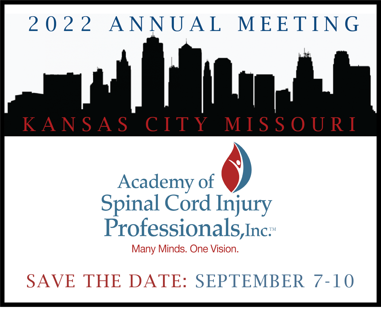 SAVE THE DATE! Academy of Spinal Cord Injury Professionals, Inc.